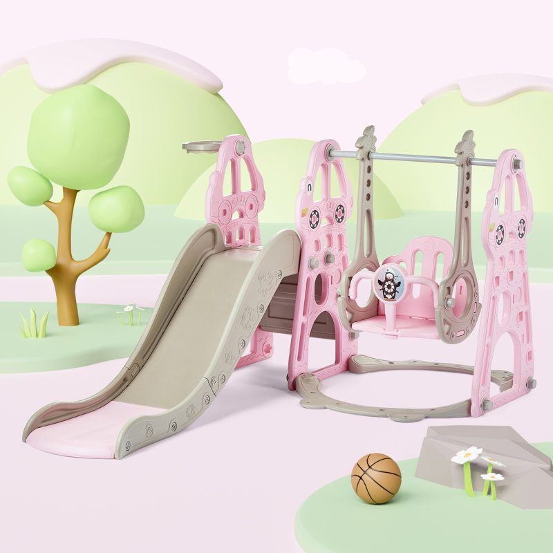 Baby swing slide set online